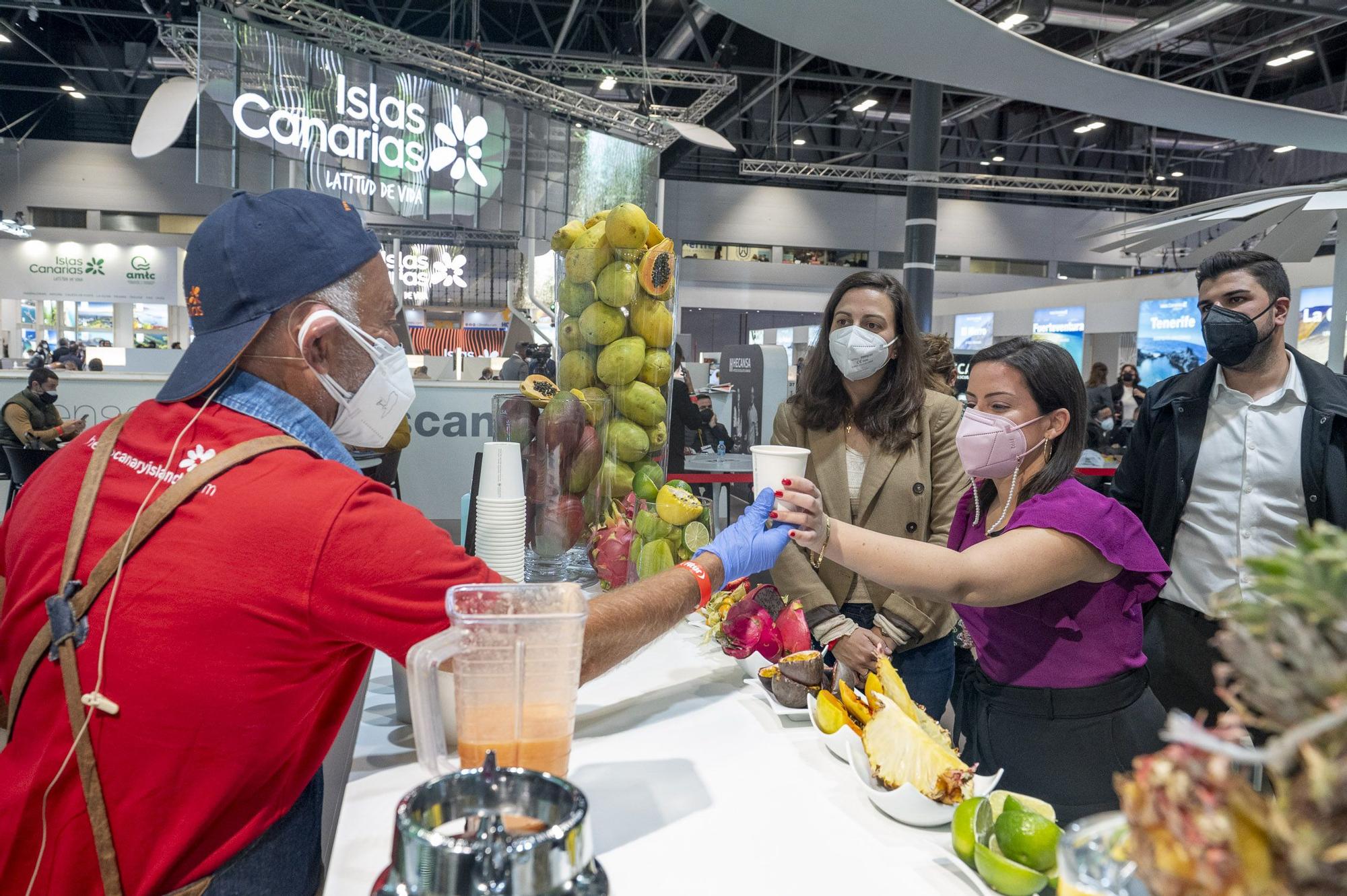 El pabellón de Fitur Canarias (21/01/2022)