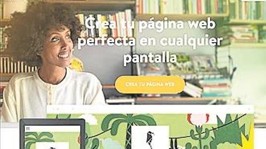 Un sitio para crear tu propia web o tienda online