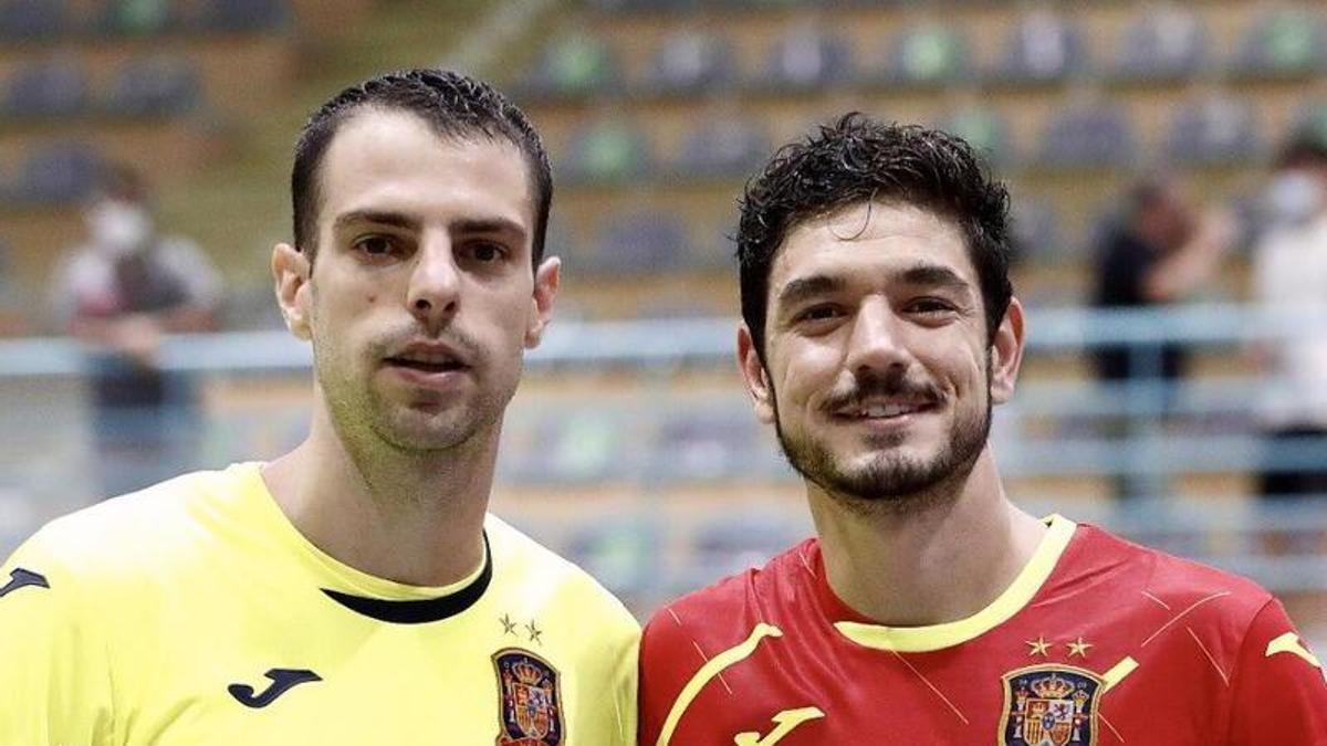 Fede y Marc Tolrà, con la selección española