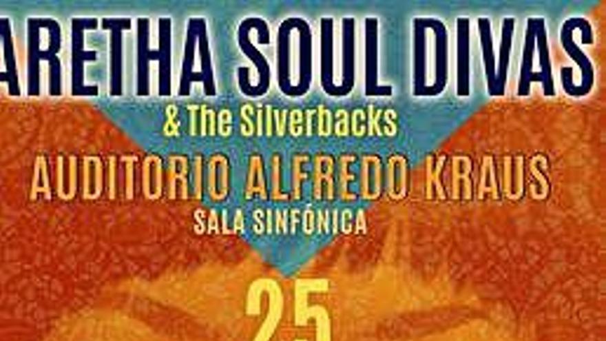 Cartel de &#039;Aretha Soul Divas&#039;.