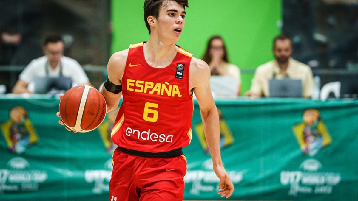 Lucas Marí, uno de los jugadores con un futuro más prometedor en L'Alqueria del Basket del Valencia BC