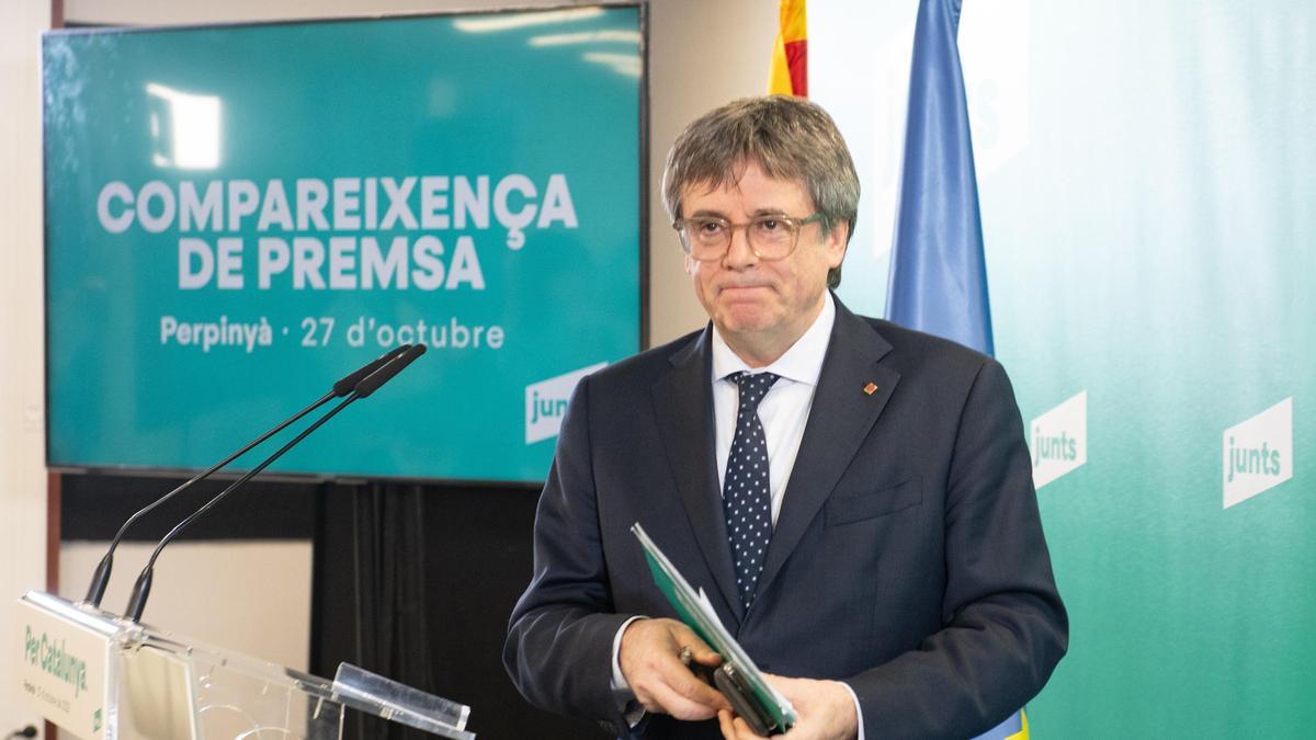 El presidente de Junts, Carles Puigdemont, en una imagen de archivo.