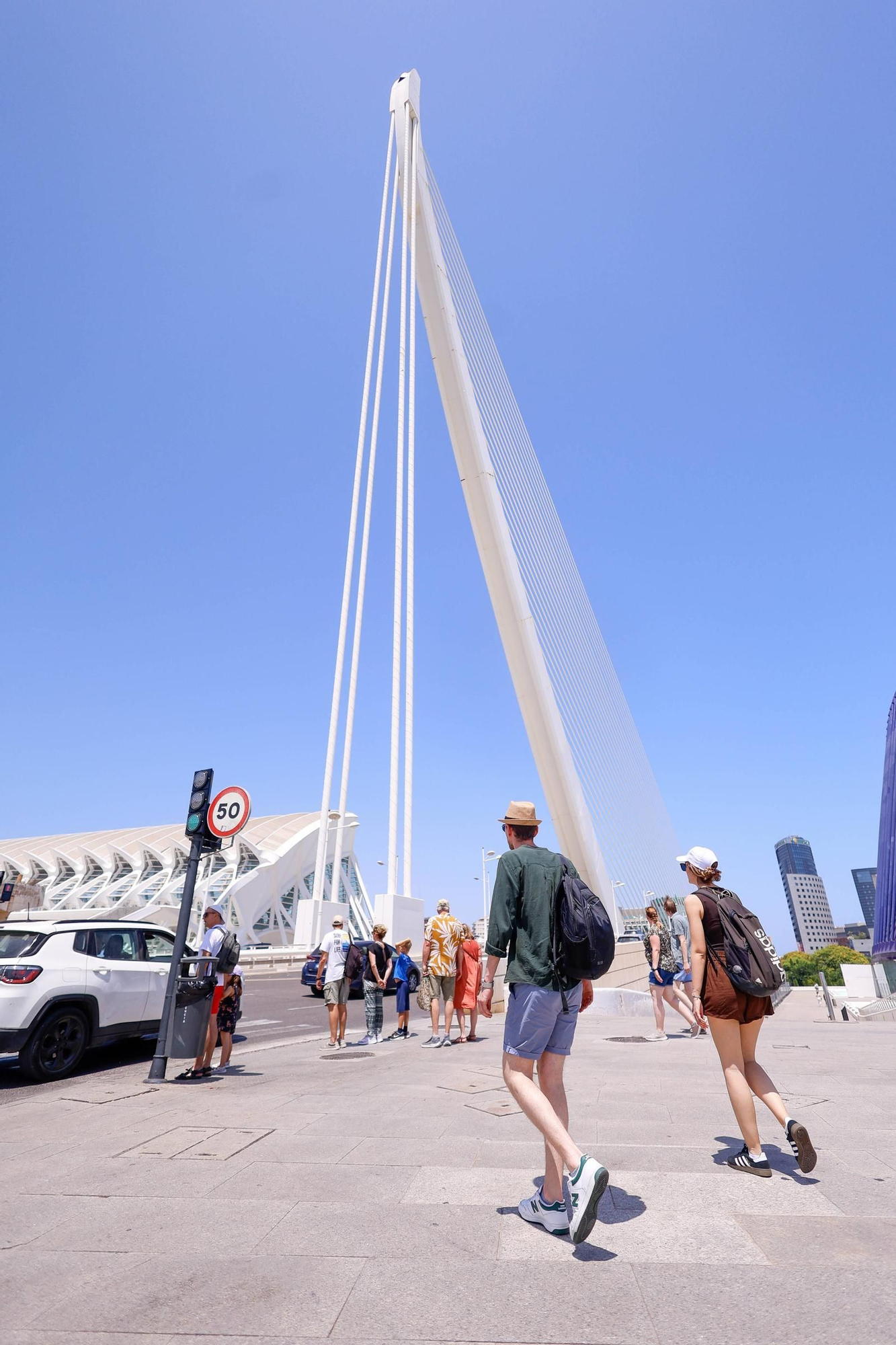 A reparación el puente atirantado de l'Assut de l'Or