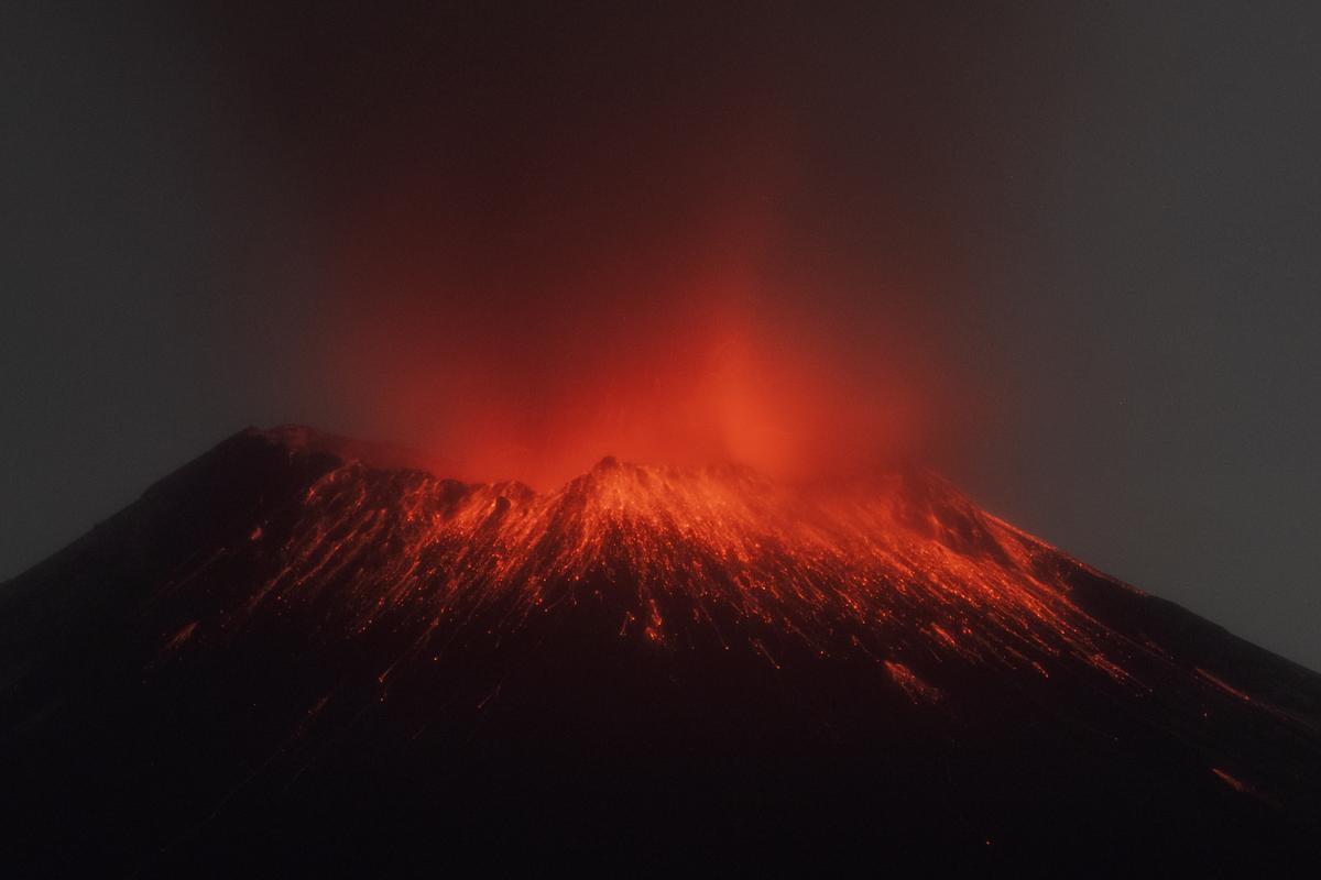 Alerta en México por la actividad del volcán Popocatepetl