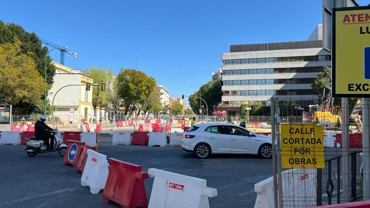 Imagen de archivo de la avenida Luis Montoto durante las obras