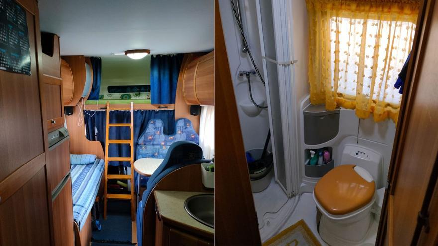 Condenado a vivir en una caravana: gana 1.300€ al mes y no puede pagar un alquiler en el sur de Tenerife