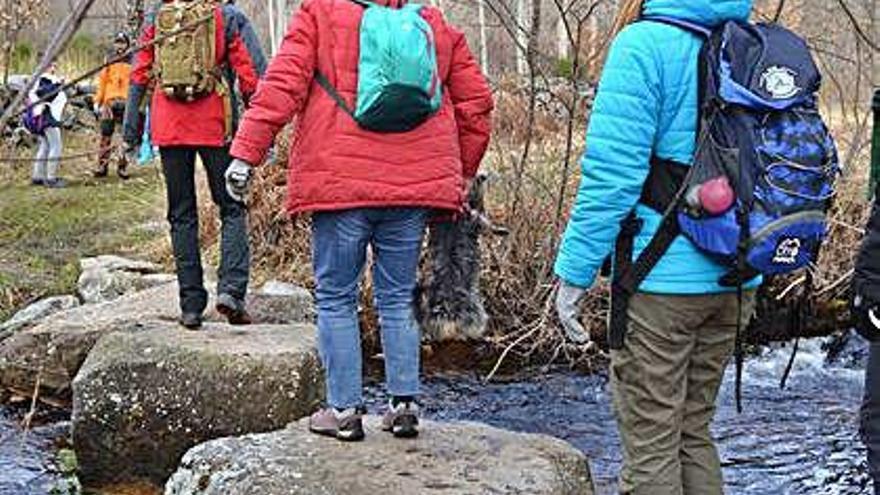 Ruta organizada por Cryosanabria por el cañón del Tera.