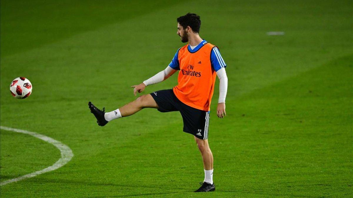 Isco tiene poco protagonismo con Solari