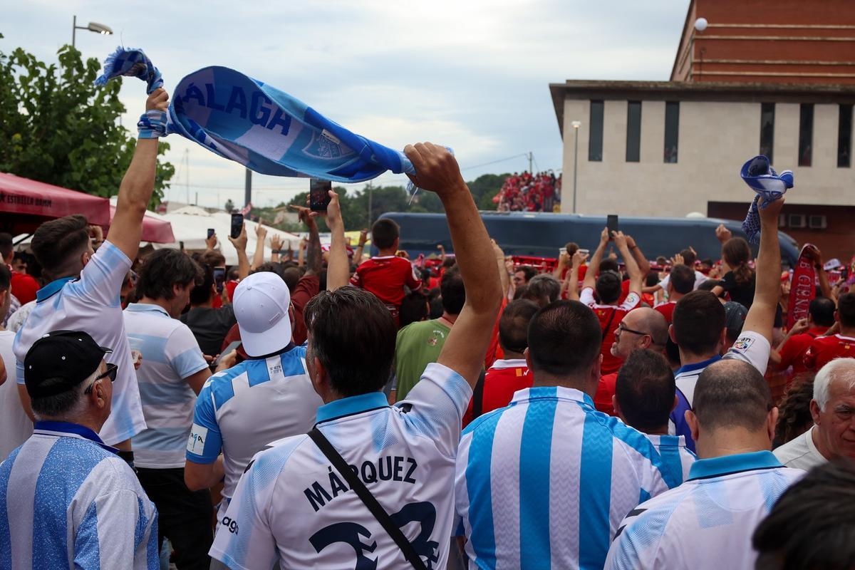 La gran final por el ascenso entre el Nástic y el Málaga CF, en imágenes