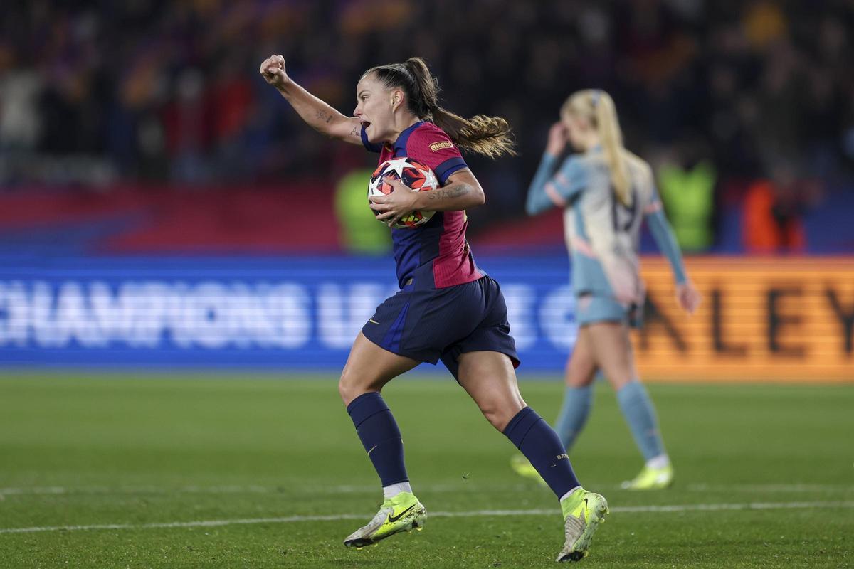 Pina abrió el camino de la victoria ante el City