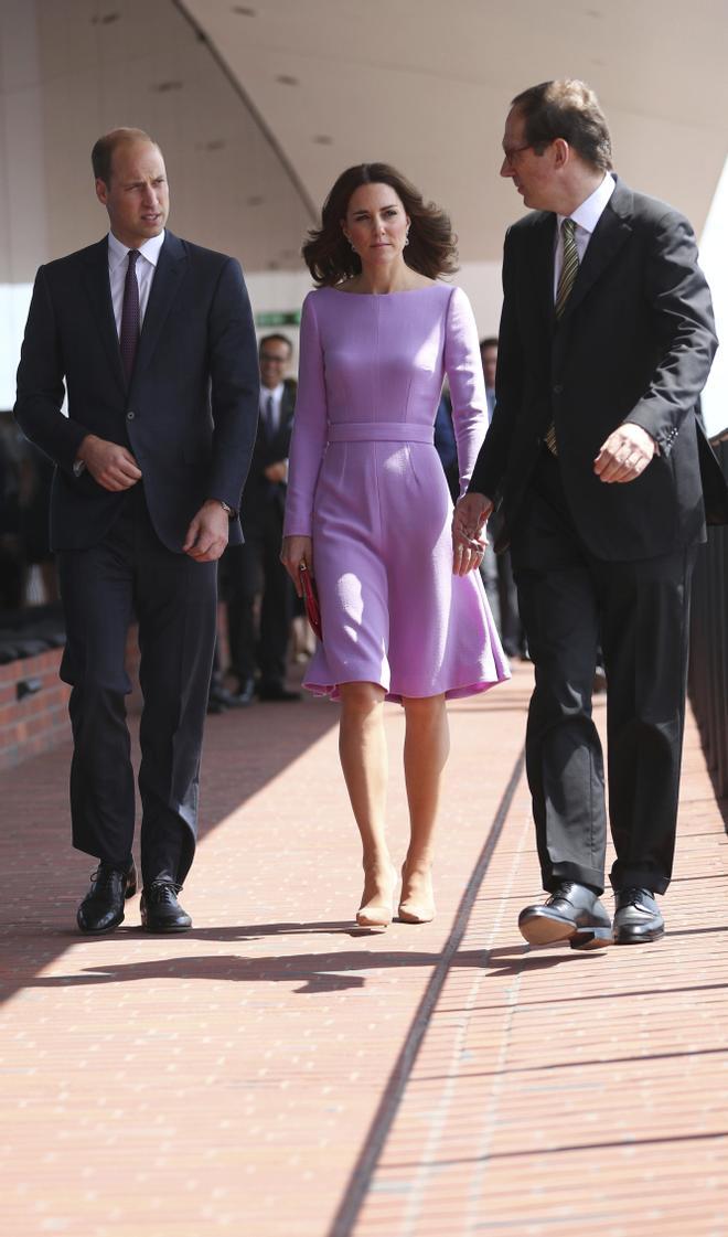 Kate Middleton en su visita a Hamburgo