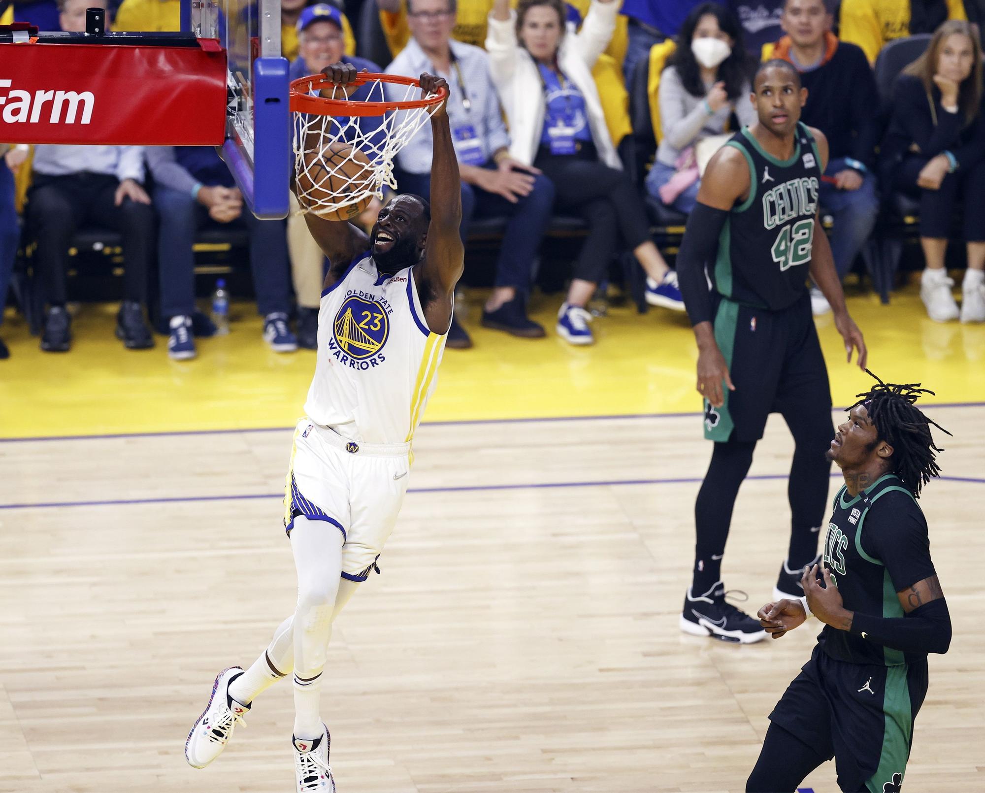 Draymond Green durante el quinto partido ante Boston