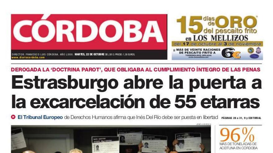 La portada de CÓRDOBA