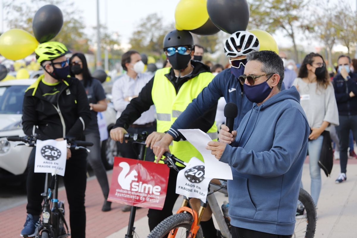 Los interinos se movilizan en Murcia contra el "abuso" de la temporalidad en la enseñanza pública