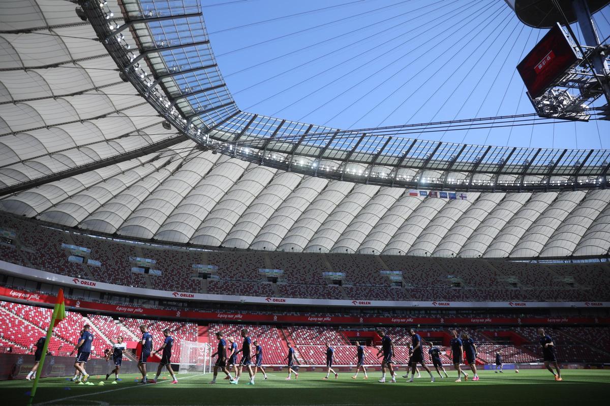 UEFA European Qualifiers - Faroe Islands training