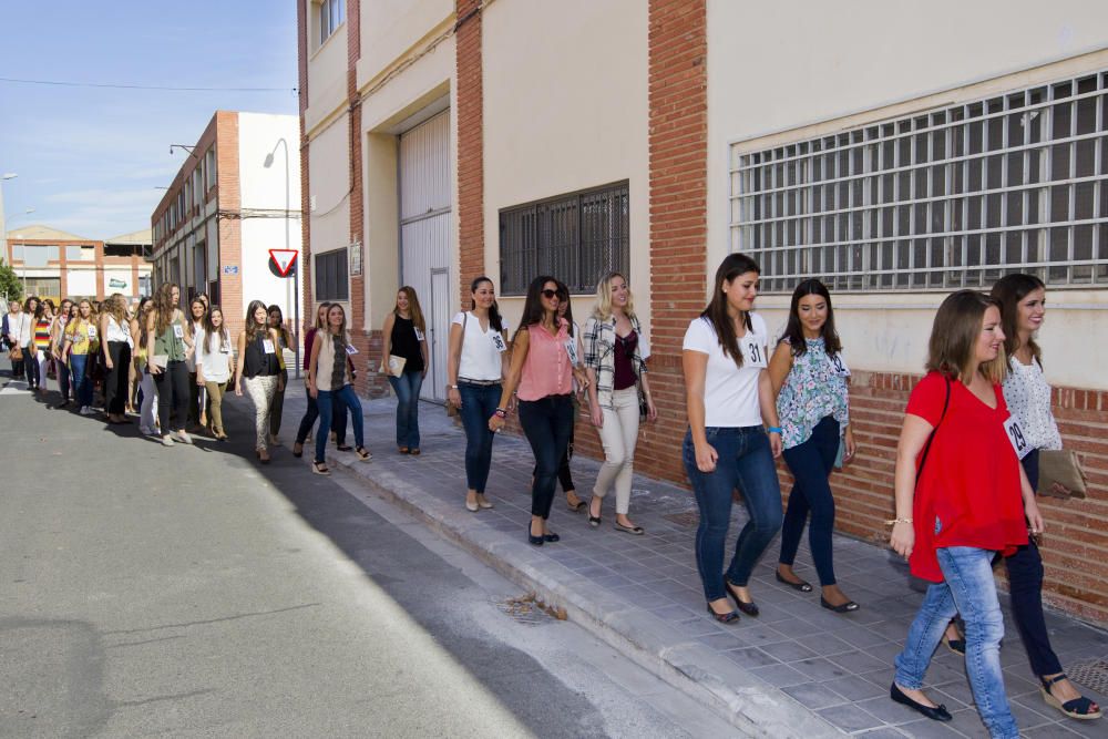 Prueba de candidatas a Fallera Mayor de Valencia 2017