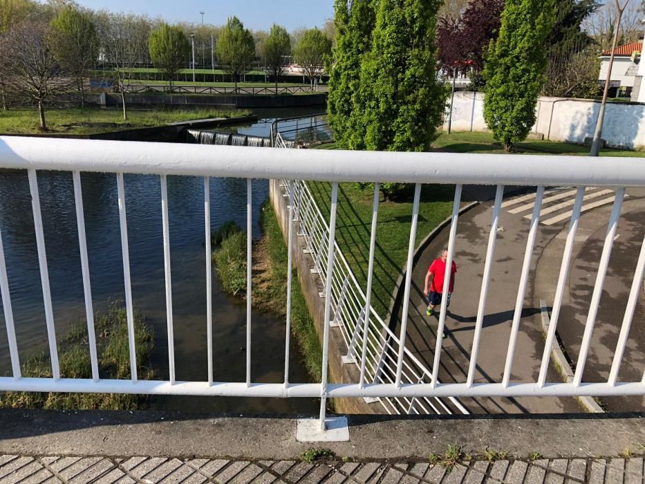 Correr por Gijón 4: el parque fluvial de Viesques