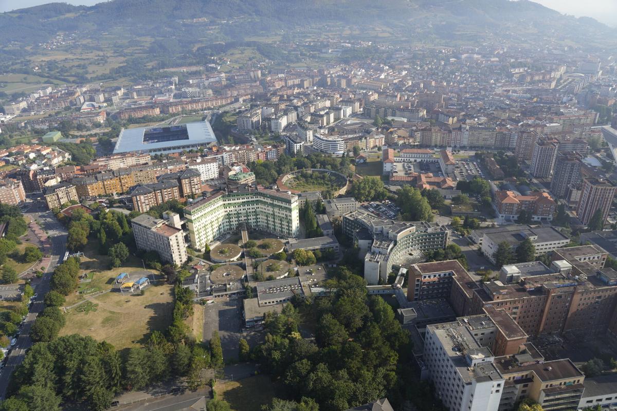 Oviedo a vista de pájaro.
