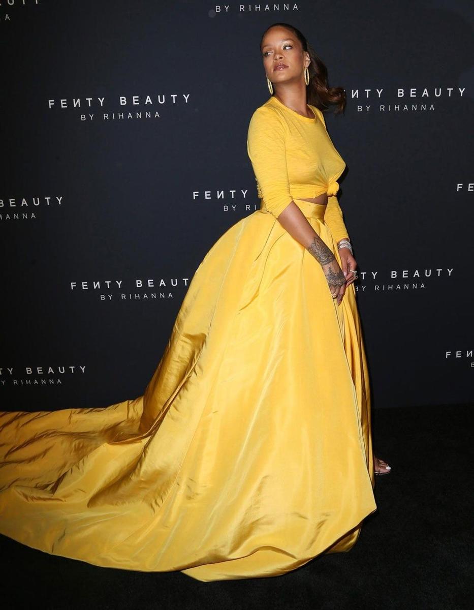 Rihanna en la presentación de Fenty Beauty