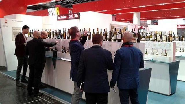 Los expositores de Rías Baixas y de Ribeiro, en la Feria ProWein.