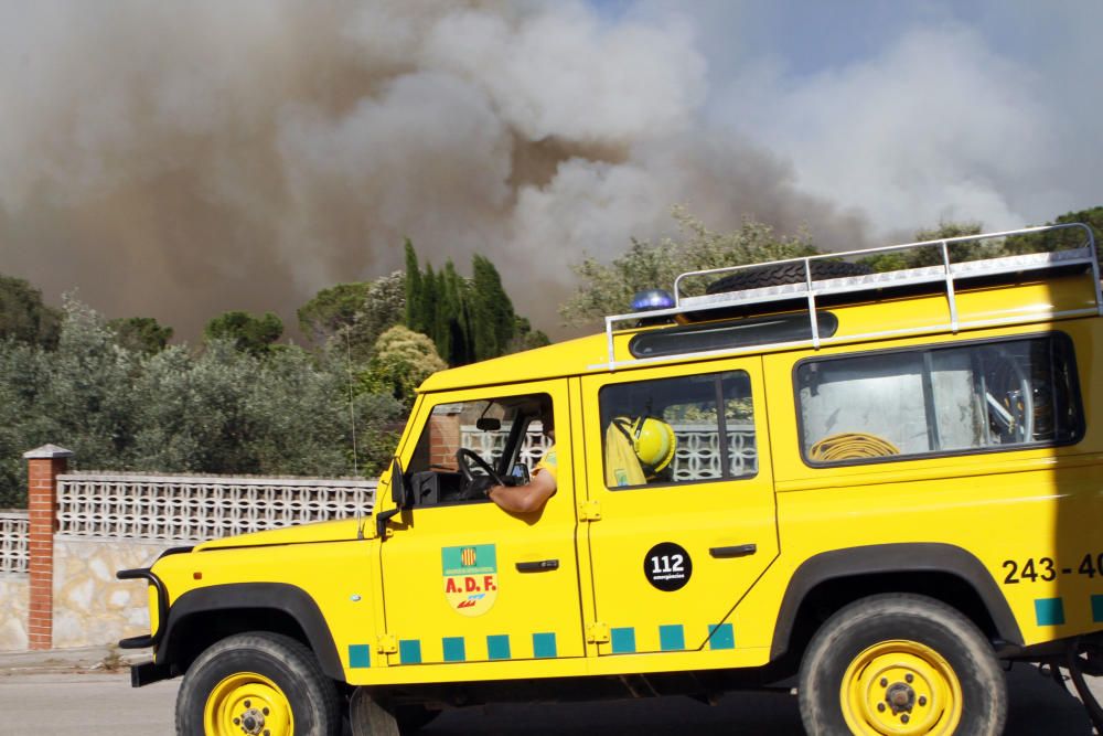 Incendi a Santa Coloma de Farners