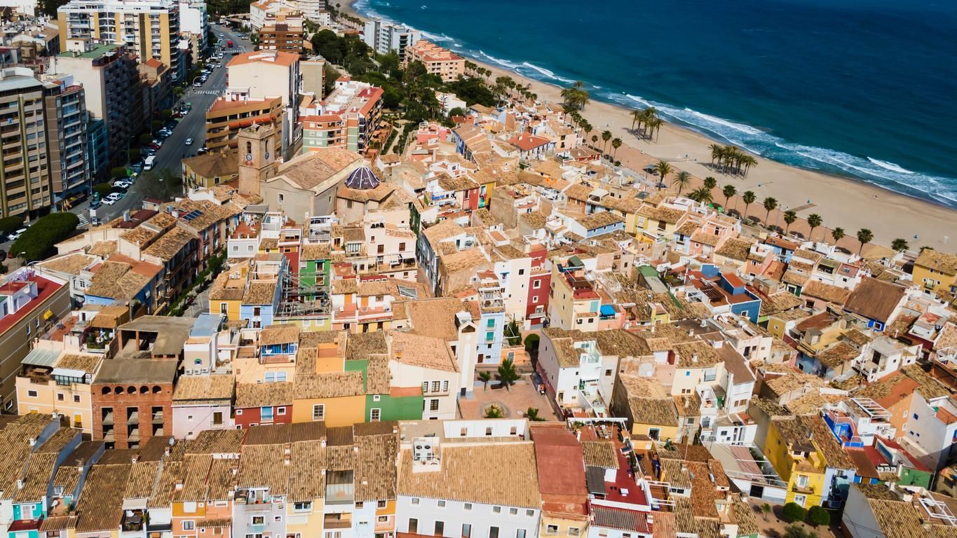La Vila Joiosa a vista de dron.