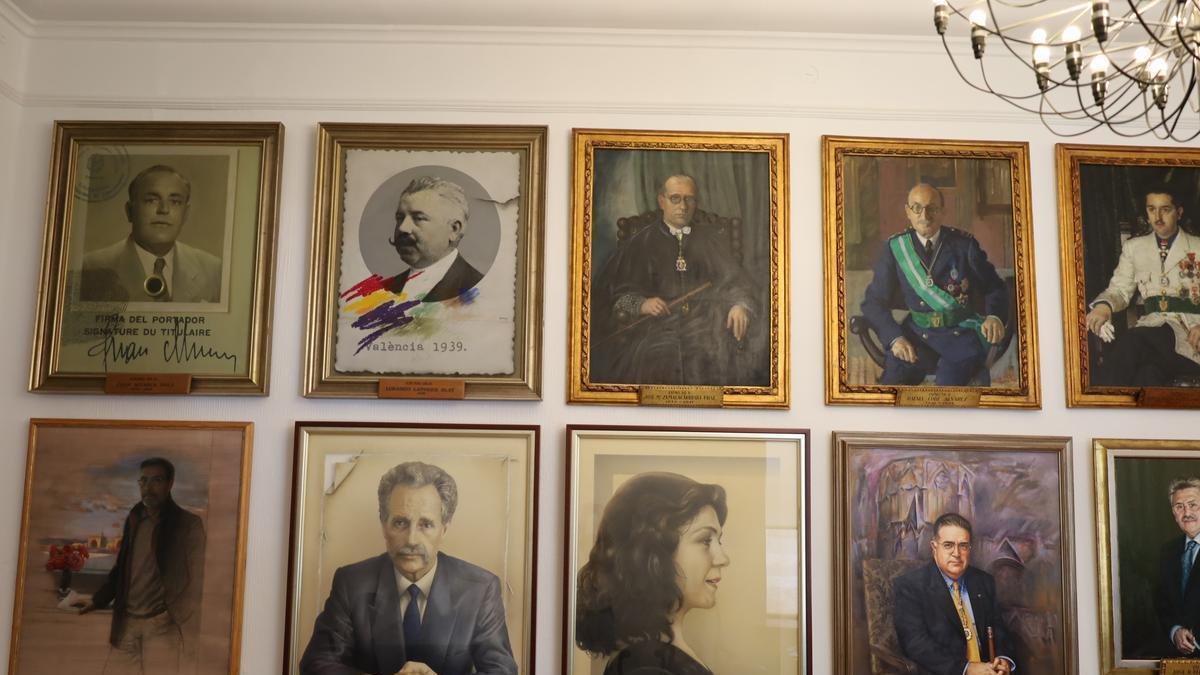 Galería pictórica, en el palau de Batllia.