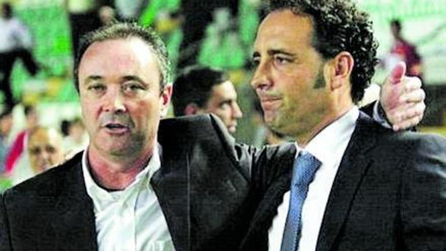 Juan Ignacio Martínez y Pepe Bordalás.  | LEVANTE-EMV