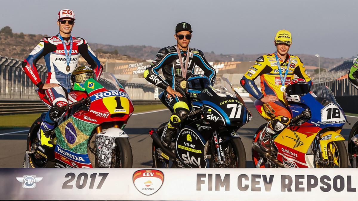 Granado, González y Foggia, campeones del FIM CEV Repsol