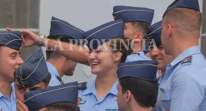 Fin de curso militar de la princesa Leonor en Gran Canaria, en imágenes