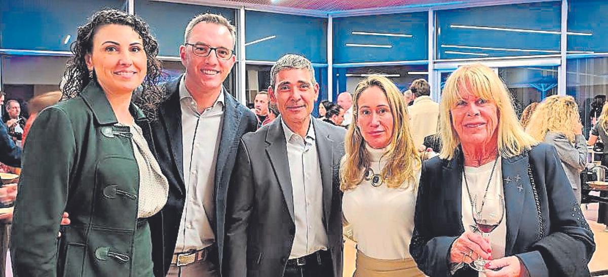 Patricia Simonet, Guillermo Alonso, Pedro Payeras, Aina Martorell y Steffy Schwarz.