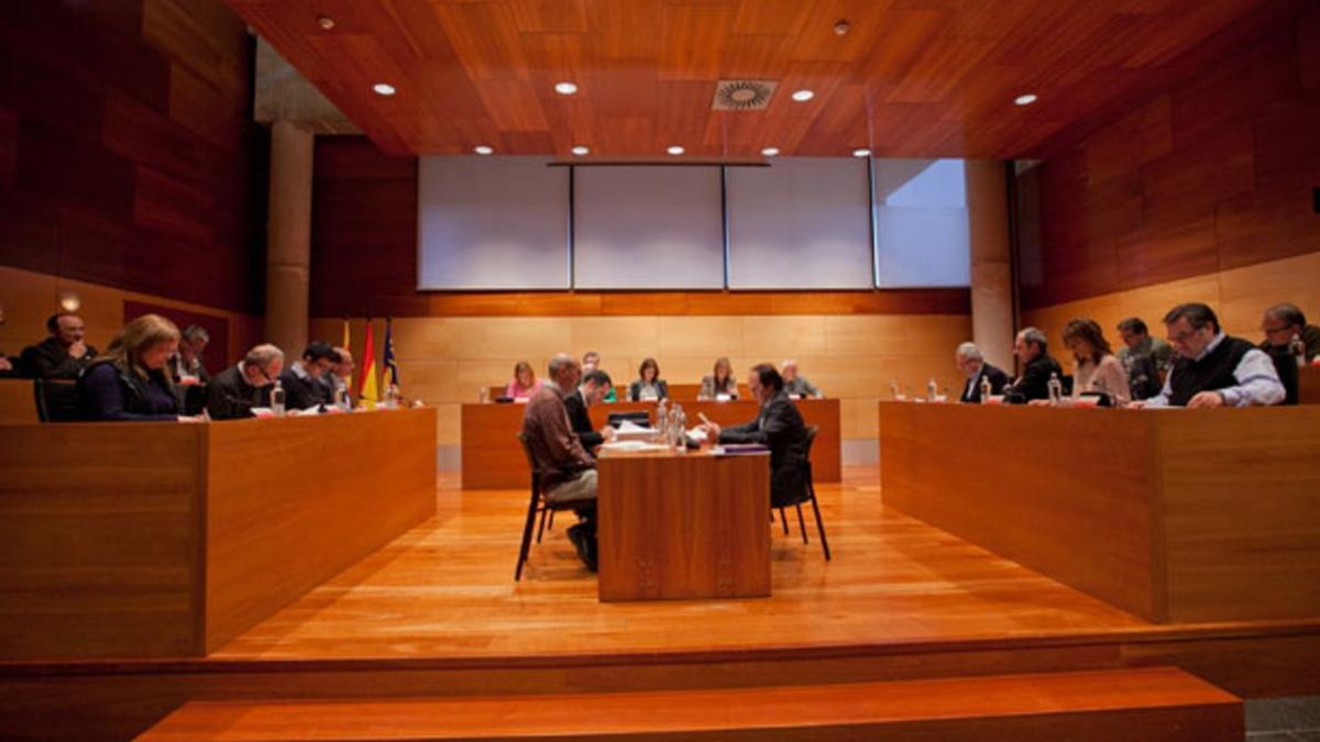 Imagen de archivo de un Pleno municipal del Ayuntamiento de Gavà