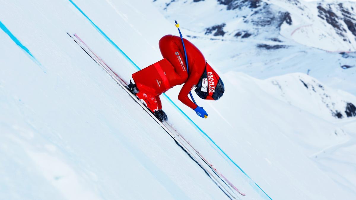 Marta Visa en el campeonato del mundo en Vars, Francia.