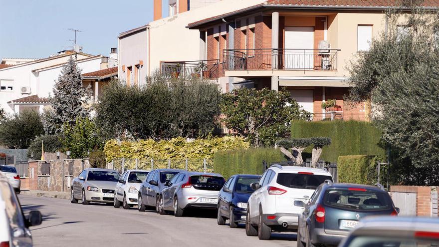 El carrer Prunell, un dels assaltats pels lladres