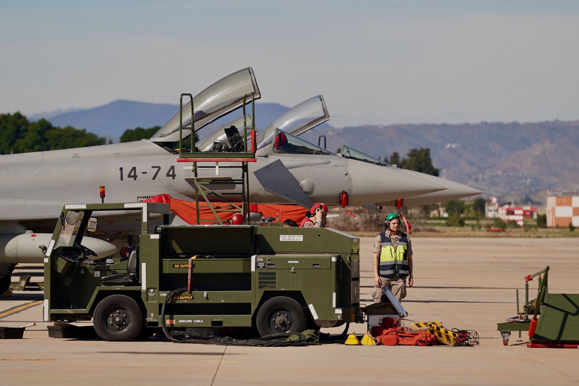 Ejercicio ‘Eagle Eye’ de 2024 en la base aérea de Málaga.