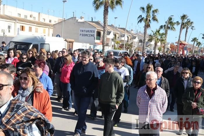 Los Alcázares se echa a la calle para exigir soluciones a las inundaciones