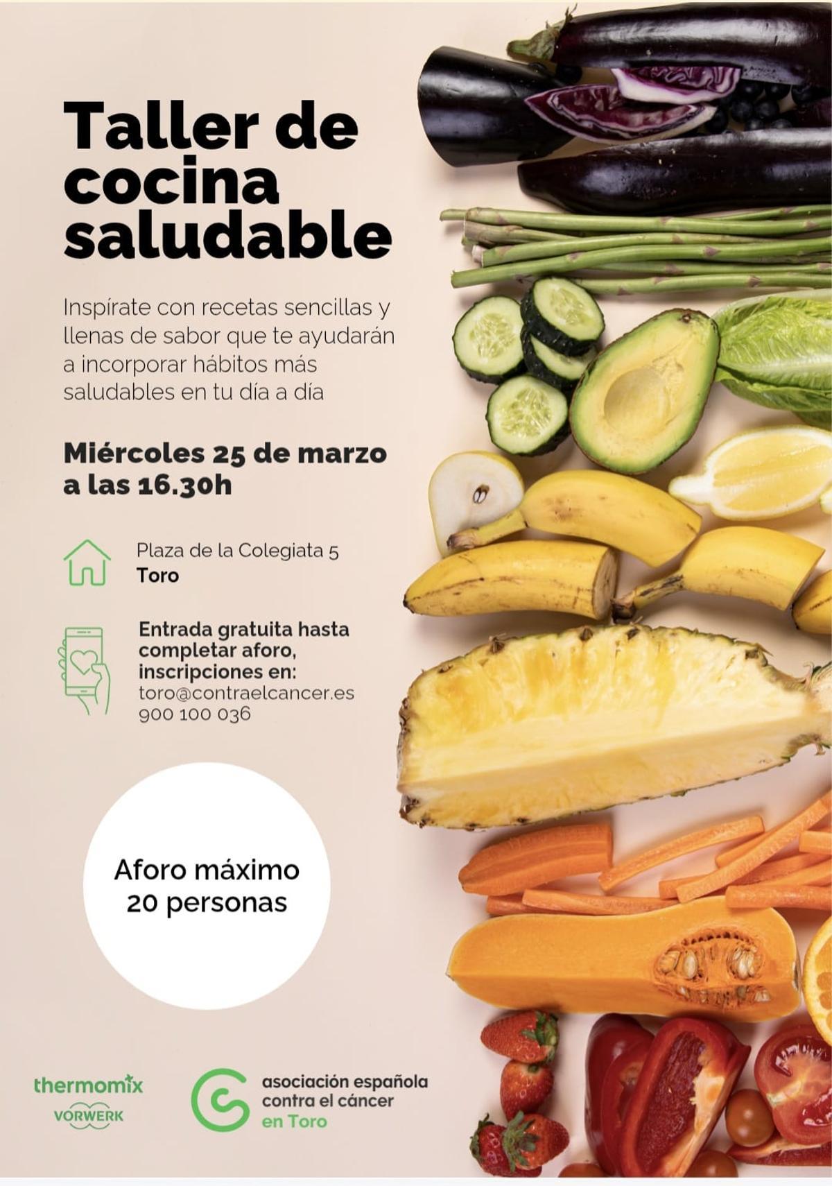 Taller de cocina saludable.