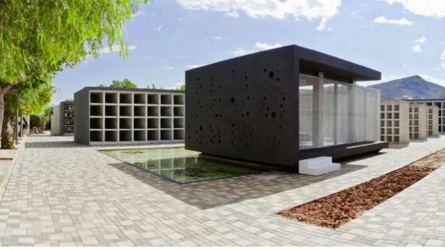 Imagen del proyecto de ampliación del cementerio municipal de Pedreguer, galardonado con el IV Premio de Arquitectura Juan Vidal, otorgado por la Diputación.