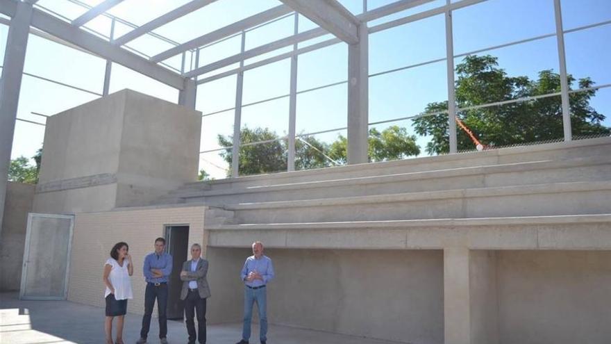 La Diputación concluye la segunda fase de construcción del Pabellón de Usos Múltiples