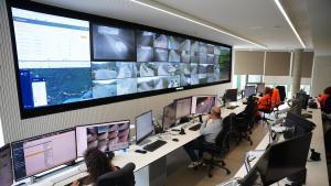 Imagen del panel de operaciones de la C32 en la que se monotoriza la vía