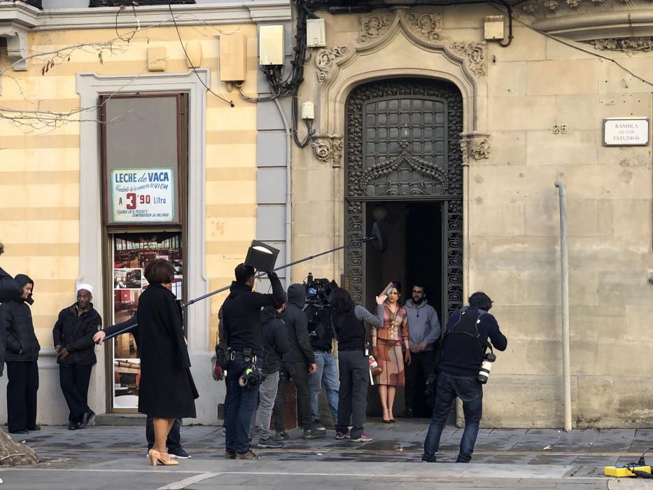 Un nou dia de rodatge d'Hache a Manresa