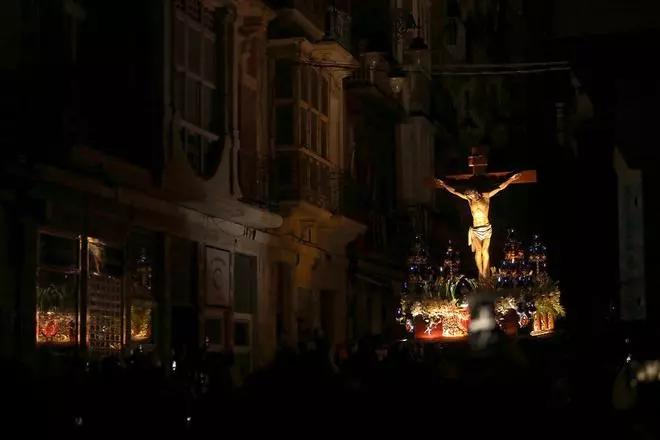 Las imágenes de la Procesión del Silencio en Cartagena