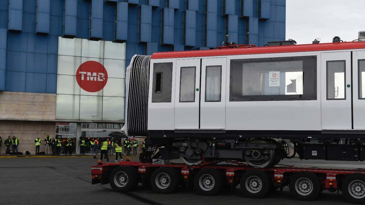 Nuevos vagones para el metro de Barcelona.