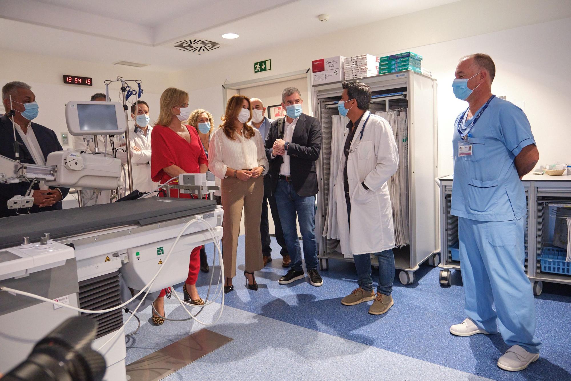 Fernando Clavijo visita el Hospital General de Fuerteventura