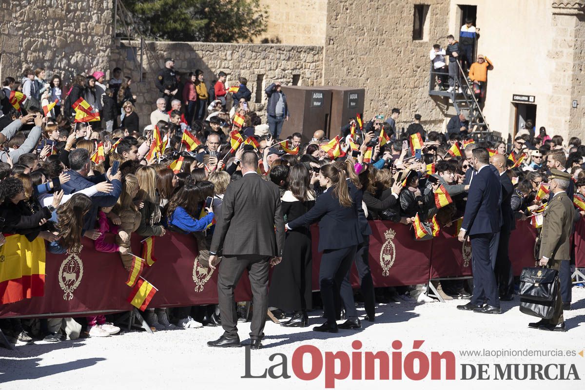 Visita de los reyes de España a Caravaca (explanada de la Basílica)