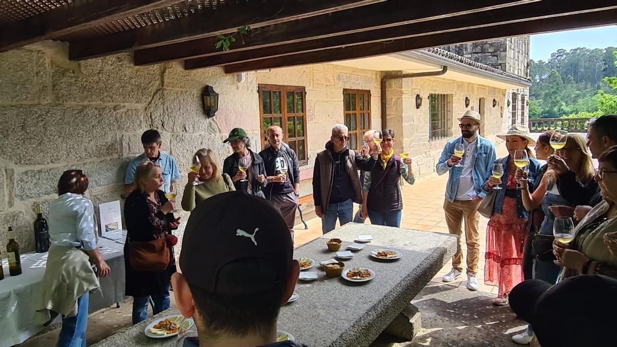 Una visita anterior a Bodegas Fillaboa.