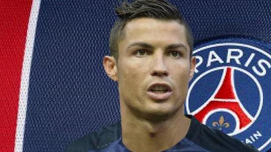 Cristiano Ronaldo ya luce los colores del PSG