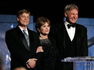 Harrison Ford, Carrie Fisher y Mark Hamill, en la séptima entrega de 'La Guerra de las Galaxias'