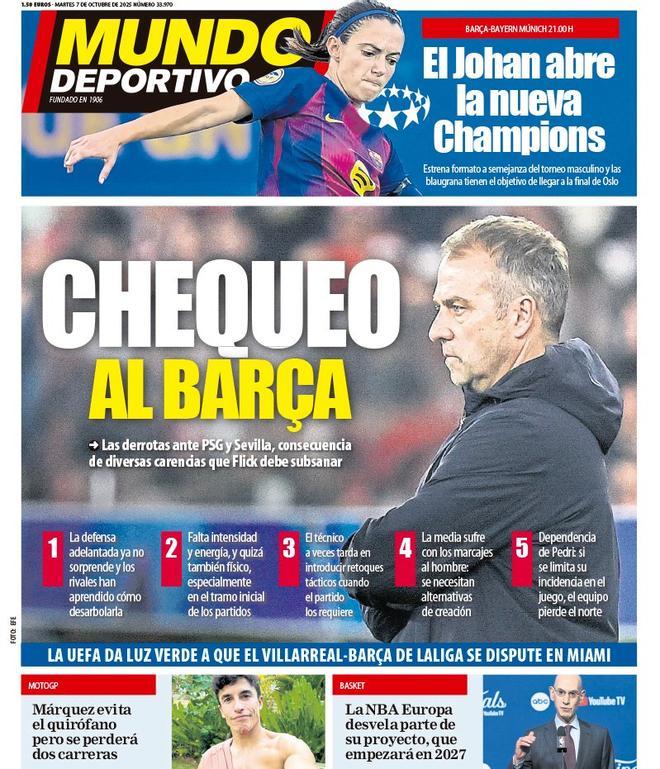 Estas son las portadas de la prensa deportiva de hoy