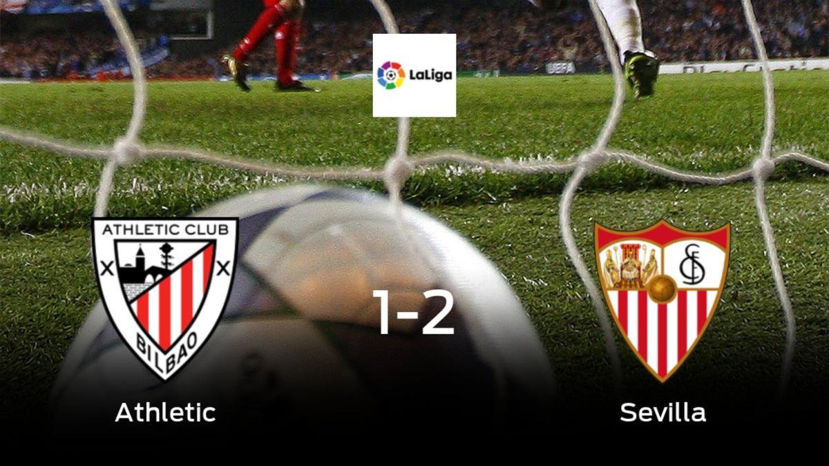 El Sevilla vence 1-2 en el feudo del Athletic